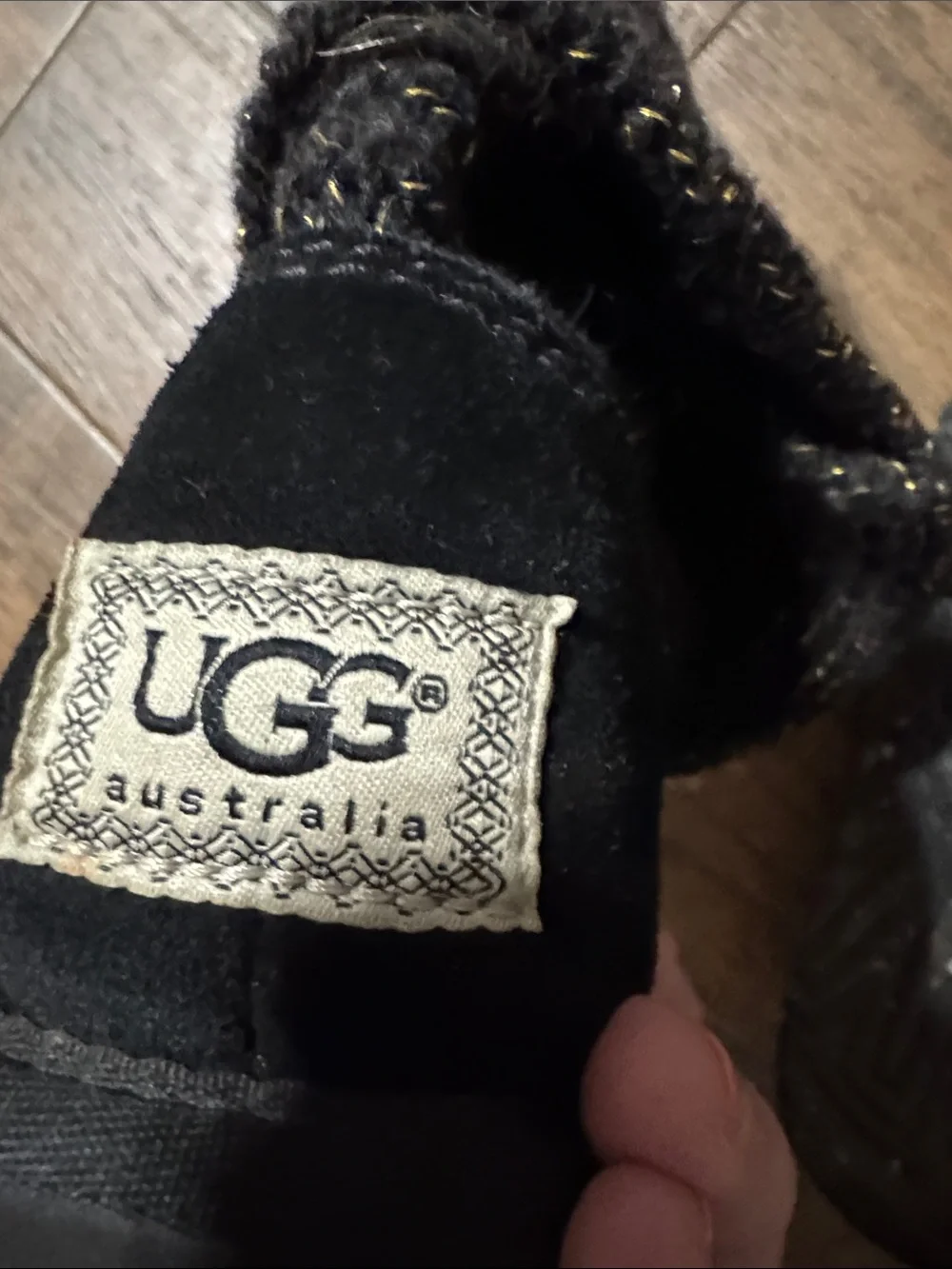 UGG label interior